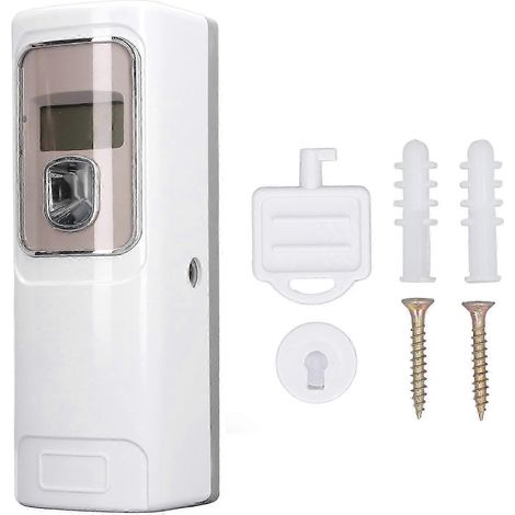 Diffuseur de parfum portable automatique mural pour la maison, la chambre, l'hôtel et la salle de bain - Élimine les odeurs - Appareil d'aromathérapie blanc (1/5)