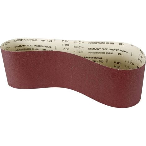Cinta de lijar Holzmann SBPSMK80 grano 80 precortada
