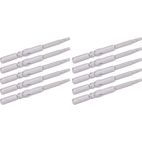 10-teiliges Set elektrischer Schraubendreherbits mit Sechskantaufnahme, magnetisch, gehärtet, Ersatzzubehör (1/5)