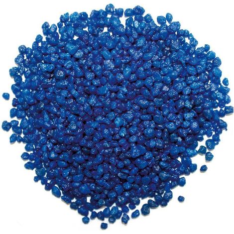 Quarzo ceramizzato blu fondo per acquari 1 kg