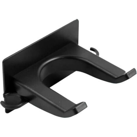Wall Mounted Hair Dryer Holder, Hair Dryer Holder, Foldable Hair Dryer Holder, Black, ABS Plastic, 97.55.5cm (1/5)