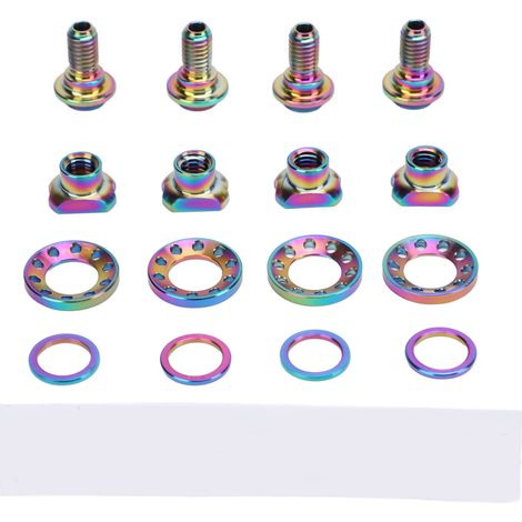 Kit de 16 vis de fixation pour freins C de vélo de route, en alliage de titane léger, compatible avec les modèles R8000, UT6800 et DA9000 (couleurs variées). (1/5)