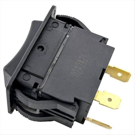 Interrupteur À Bascule - 3 Broches - Fonction On Off On - 20 A 125 V / 15 A 277 V - IP54 - Pour Moteurs Et Outils Industriels - 1 Pièce (1/5)