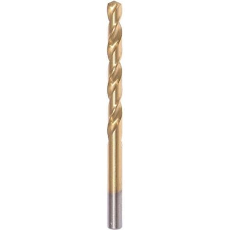 10 Forets pour métaux au nitrure de titane - Diamètre 2,50 mm