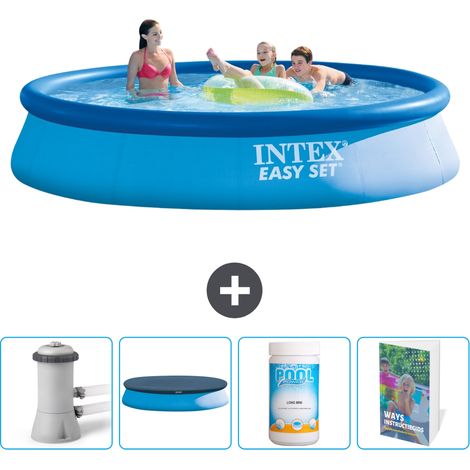Intex Piscina Easy Set Rotonda - 396x84 cm - 7-pezzi SCB116 (1/5)