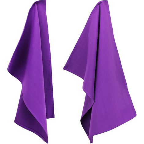 Lot de 2 torchons cuisine toile PURE KITCHEN TEA TOWEL
