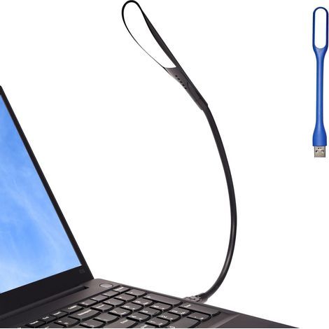 Dimmable USB Light, Flexible USB Keyboard Lamp, Mini USB Laptop Lamp (3 Adjustable Brightness Levels, Black) (1/5)