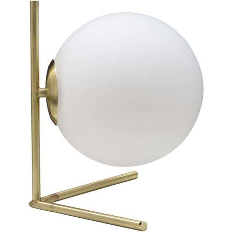 Eurofirany Glamy Lampe de Table Doré Élégante 25cm