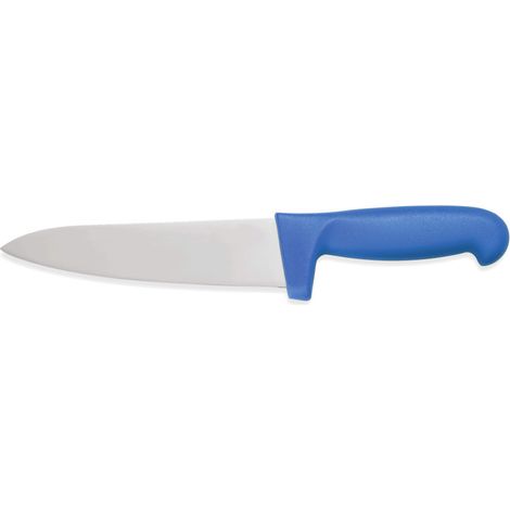Couteau de chef 18 cm manche bleu inox HACCP - Was Germany (1/2)