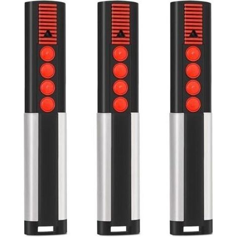 Lot de 3 émetteurs portatifs de rechange pour SOMM-4020V000, télécommande de porte de garage 4 canaux 868,8 MHz, compatible avec motorisation de portail SOMMER (1/5)