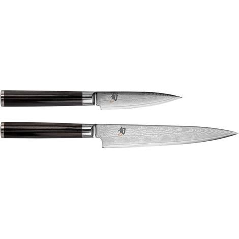 Kai Shun Classic Messerset, 2-teilig, Büromesser, Allzweckmesser, Besteck, Damaszener, DMS-210