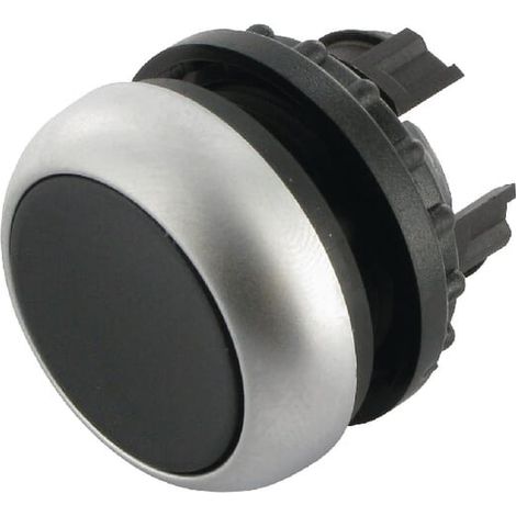 Tête de bouton poussoir Eaton, Eaton Moeller Noir, Ø découpe 22mm, Momentané ( Prix pour 1 )