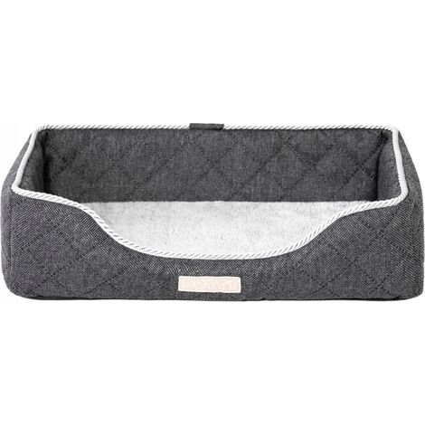 Cama estrecha para gatos para alféizar de ventana DOTTY, espuma viscoelástica, grafito (1/5)