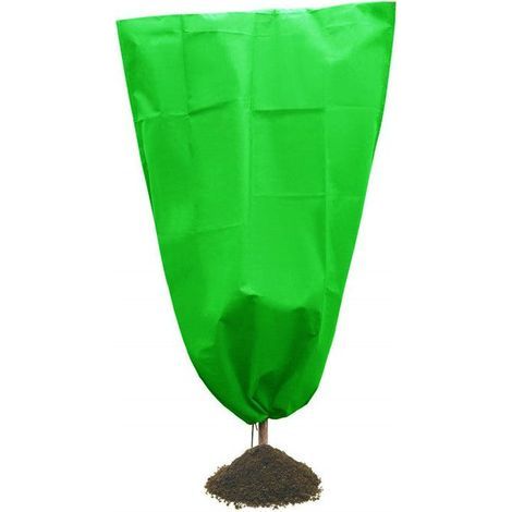Non-woven winter cover 100x80cm for plants, protects against cold and heat.