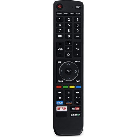 Télécommande TV compatible avec Hisense et Sharp, modèle EN3I39H, sans configuration (1/5)