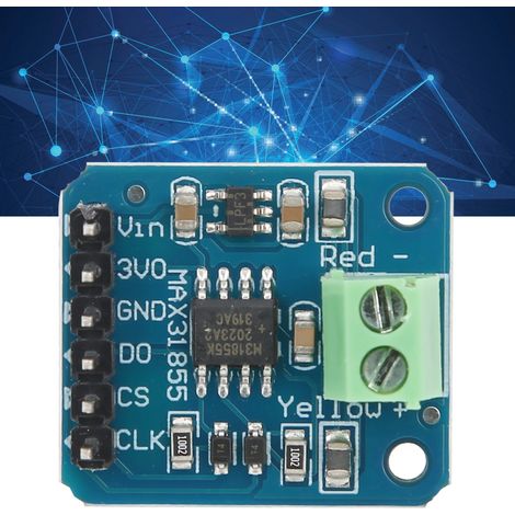 MAX31855 Typ K Thermoelementmodul, hohe Temperatur 1350°C, SPI-Schnittstelle, digital ablesbare Temperatur. (1/5)
