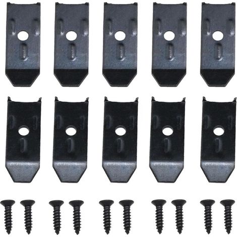 Niveleurs de Table Vis Noires Inclus 10 Pièces Meubles Armoires (1/4)