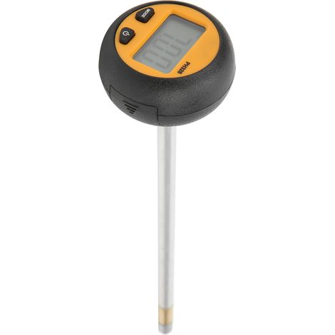 GARRYFIZH pH-mètre numérique pour sol (2,0 à 8,5 pH), testeur de température et d'humidité haute précision pour les terres agricoles, les vergers et les serres