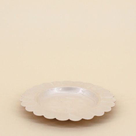 Coupelle en métal doré aspect nacré 14cm (1/4)