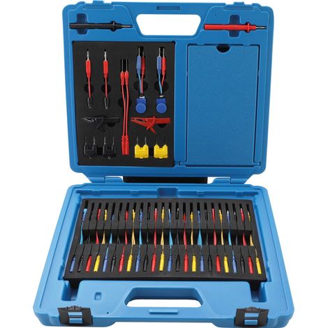 Conjunto de cables y sondas BGS 2186 92 piezas multímetro LED