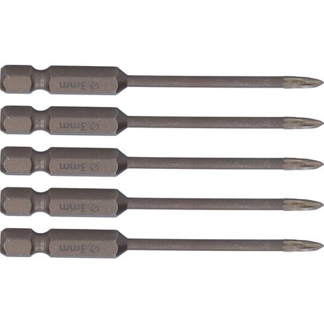 5-teiliges 3-mm-Hartmetall-Kernbohrer-Set, 1/4-Zoll-Sechskantschaft für Fliesen, Glas, Keramik und Beton, Lochöffner, Hartmetallwerkzeug (1/5)