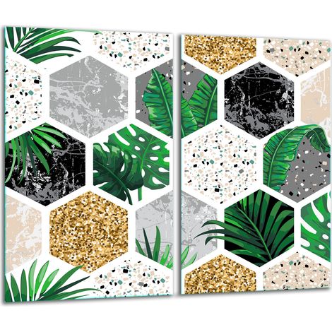 2x 30x52 Mosaik-Schneidebretter aus Glas (1/5)