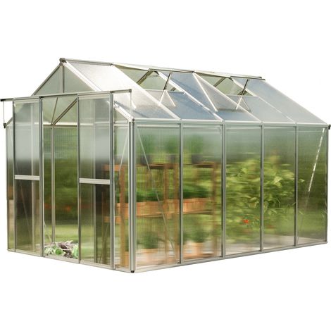 GFP Serra Saphir 5 telaio in alluminio 259 x 322 cm, lastre a doppia parete di 8 mm