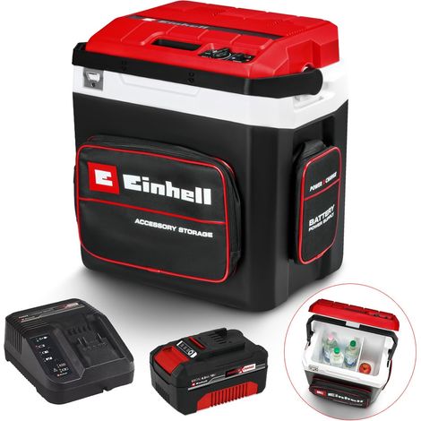 Einhell PXC 18v 27L Cooler & Warmer Cool Box Portable TE-COL 18/27 + 4ah Battery