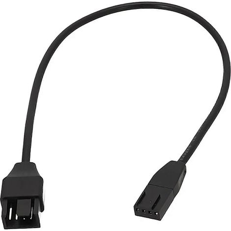Câble d'extension PWM, câble adaptateur 4 broches pour ventilateur CPU 4 broches de carte mère, connecteurs de câble d'alimentation 4 broches pour boîtier d'ordinateur, 30/50/100 cm, multicolore (50 c