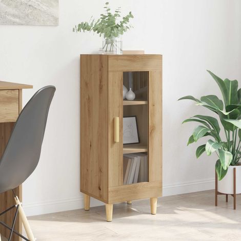 vidaXL  Sideboard  Artisan Oak 34.5 x 32.5 x 90 cm Engineered Wood