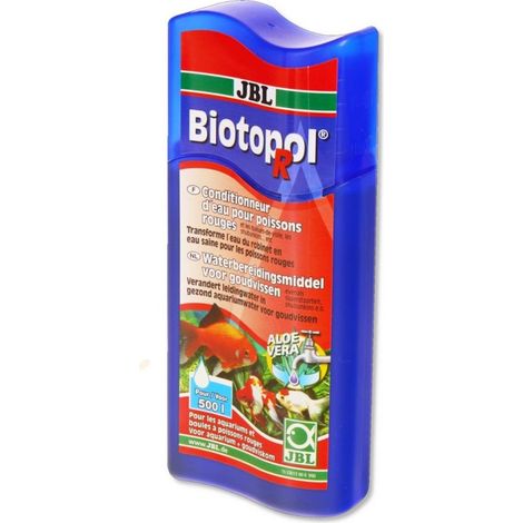 JBL Biotopol R biocondizionatore pesci acqua fredda confezione 250 ml per trattare fino a 500 lt (1/2)
