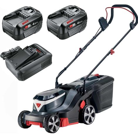AL-KO Akku-Rasenmäher 3.82 Li Easy, 36V 38 cm, 2 x 18V Bosch Akku 4.0 Ah, Ladegerät