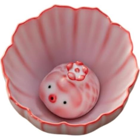 Statue en forme de poisson avec tasse (1/5)