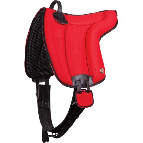 Full, Rot: Bareback mit Airmash Griff und wattierter Neoprenpolsterung (1/5)