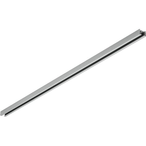 DUOLINE BINARIO METALLO ALLUMINIO LUNGHEZZA 100CM  max. 600W 2 FASI (1/2)