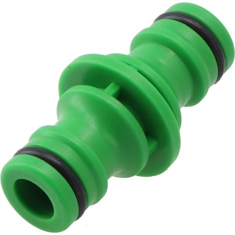 Raccord mâle 2 voies pour tuyau d'arrosage (vert - 1/2'') - Raccord pour tuyau d'arrosage - Robinet mâle 1/2' - Équipement d'arrosage (1/5)