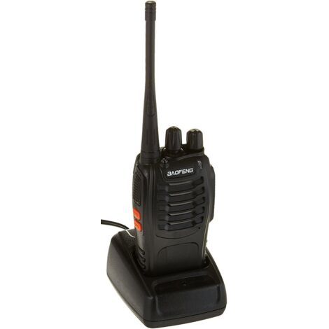 Walkie talkies longue portée 3km – 16 canaux – Rechargeable avec 2 batteries 1500mAh – Écouteur et micro inclus – Résistant à l'eau - BF-888S (1/5)