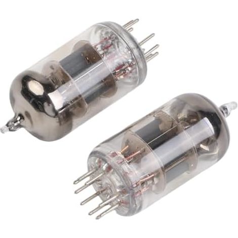 Lot de 2 tubes à vide 6H1n-EB - Remplacement pour 6N1 ECC85 6AQ8, performance stable pour préamplificateur audio et haut-parleur amélioration des basses (1/5)