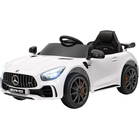 Coche eléctrico infantil 108 x 67 x 46 cm arranque suave mando a distancia diseño moderno salón acabado mate en PP blanco 210000588 (1/5)
