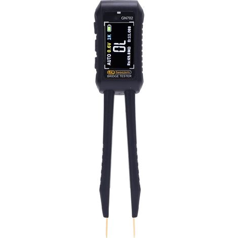 Testeur numérique automatique de composants électroniques : mesure résistance, condensateur, inductance, diode, pince numérique (1/5)