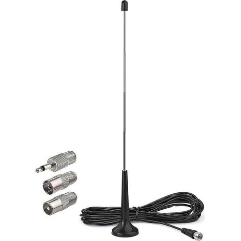 FM/DAB-Radioantenne, 75 Ohm – 3 Meter Koaxialkabel – Plug-and-Play-Installation für Digitalreceiver (1/5)