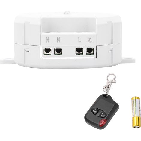 Télécommande sans fil avec récepteur pour portail, rideau, meubles, usage domestique 90-250 V