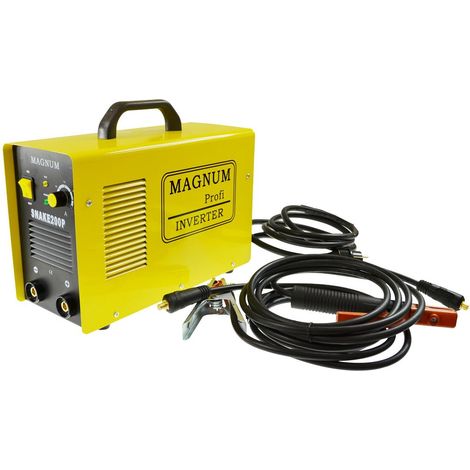 MAGNUM INVERTER SCHWEISSMASCHINE SNAKE 200P 200A SET.