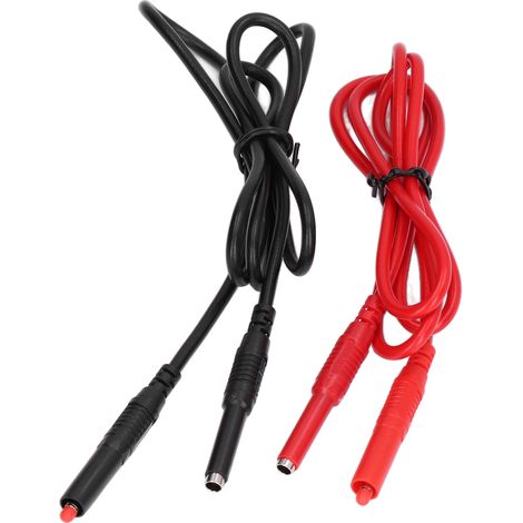 Bananenstecker-Messleitungen-Set, Stecker auf Stecker, stapelbar, elektrisches Multimeter-Kabel 70027, 4 mm (1/5)