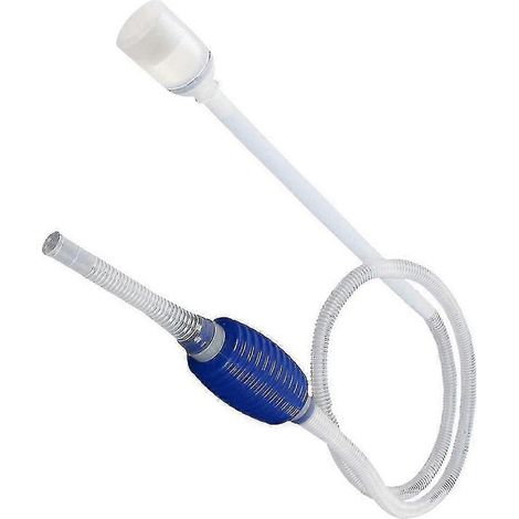 Kit de nettoyage de gravier pour aquarium à buse courte avec poire d'amorçage (1/5)