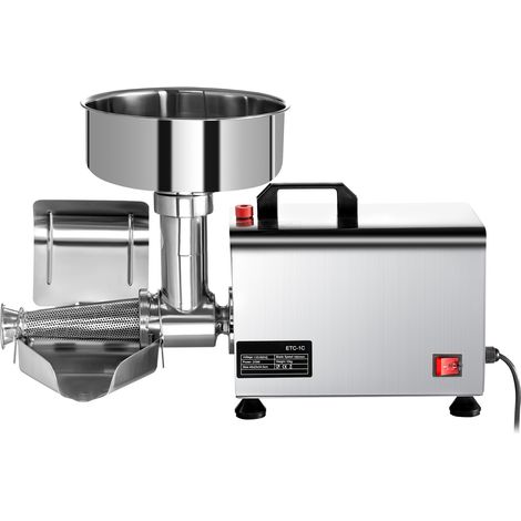 Mophorn 370 W elektrisches Tomatensieb, Edelstahl-Fräsmaschine, Motor aus reinem Kupfer, 90–160 kg/h, Lebensmittelsieb und Saucenmaschine