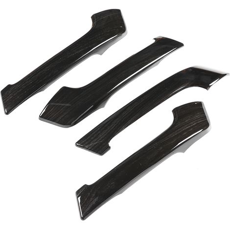4 pièces habillage poignée de porte intérieure effet bois noir pour Toyota Prado 2010-2018 (1/5)