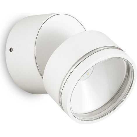 Ideal Lux OMEGA Runder Einzelstrahler Weiß IP54 4000K (1/2)