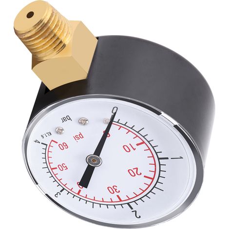 TS-50-4bar Manometer 0-4 bar / 0-60 psi 1/4" NPT (1/5)