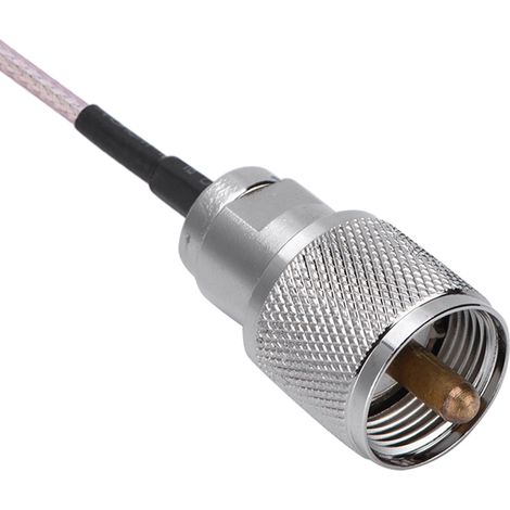 Câble coaxial 5 mètres connecteur PL-259 pour antenne radio mobile VHF/UHF